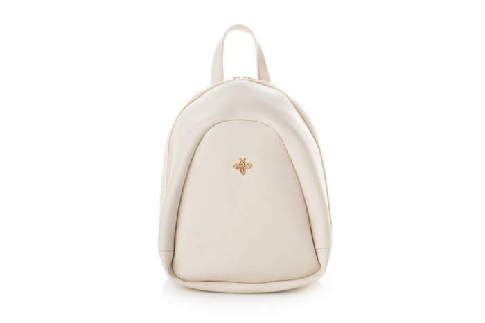 Lucky Bees Mochila en Crema Lucky Bees Mochila en Crema